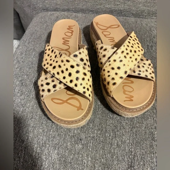 SAM EDELMAN size 7.5 Karina Slide Sandal NWOT no box - Picture 1 of 10